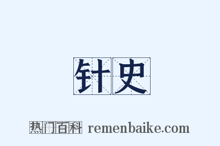 针史是什么意思的图片